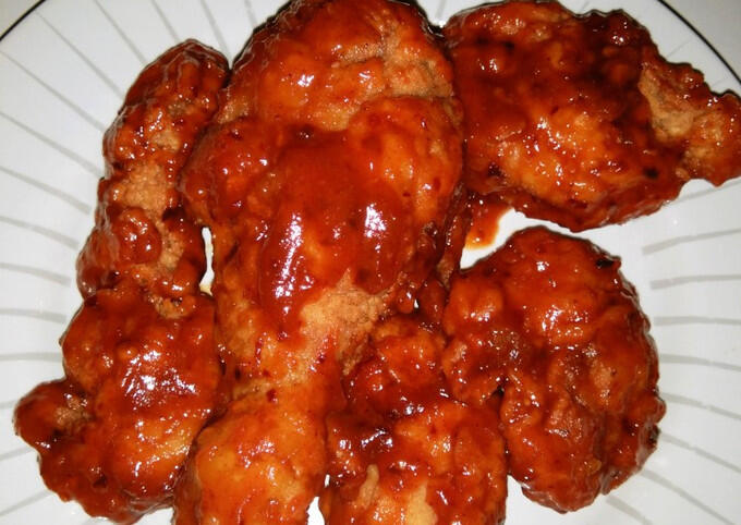 Ayam Goreng Crispy Saus BBQ