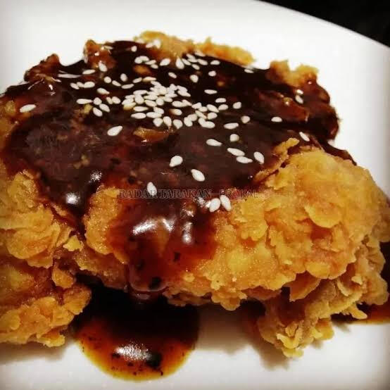 Ayam Goreng Crispy Saus Black Pepper