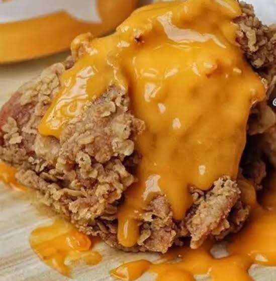 Ayam Goreng Crispy Saus Keju